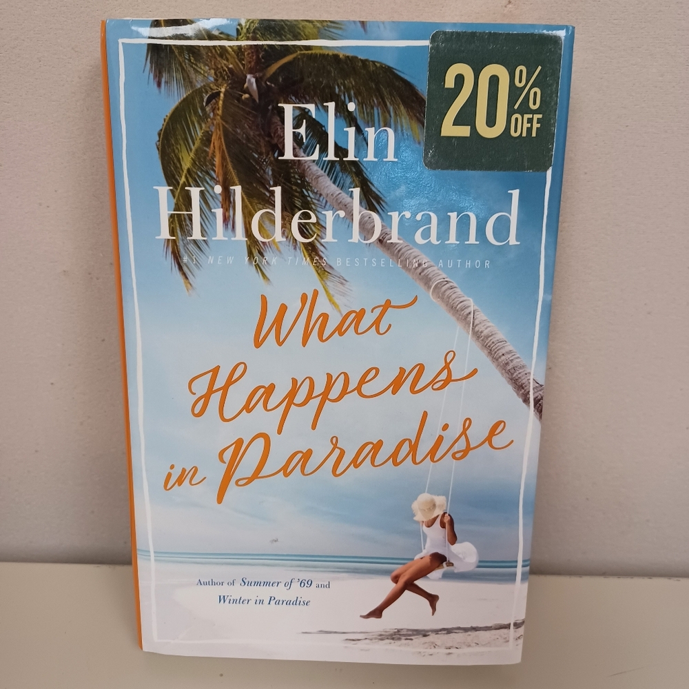 Hardcover book - What Happens in Paradise